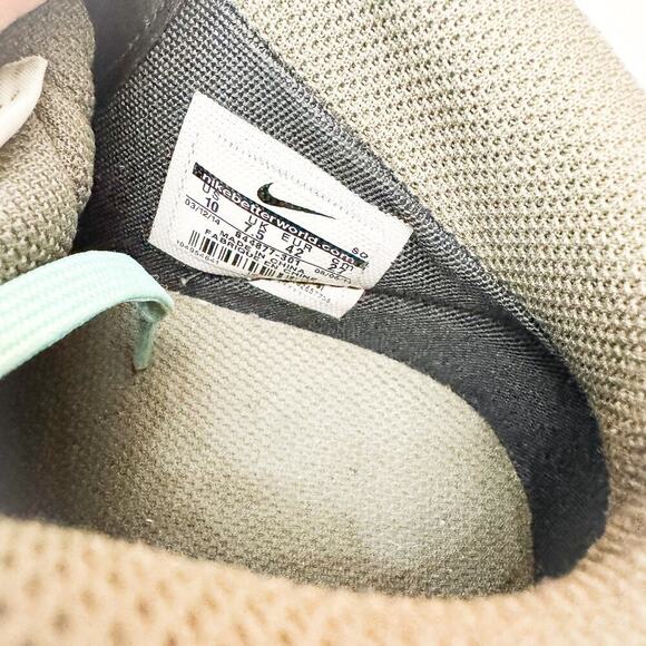 Nike Dunk Sky High Wedge Green Sneaker Tiffany Blue Laces Size 10 - Picture 4 of 7